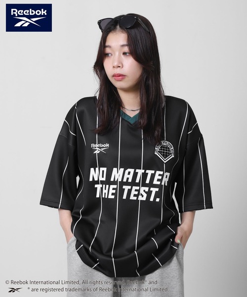Reebok(リーボック)の「【REEBOK】 ユニフォームデザイン サッカー Tシャツ / 半袖 / ロゴ / ワッペン刺繍(Tシャツ/カットソー・メンズ・ホワイト/ブラック/サックスブルー/チャコール・LARGE/X-LARGE/MEDIUM)」の21枚目の写真