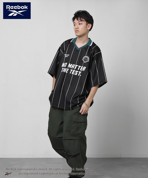 セール】【REEBOK】 ユニフォームデザイン サッカー Tシャツ / 半袖