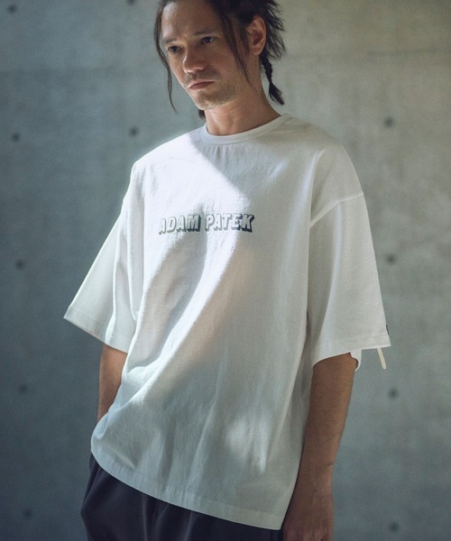 ADAM PATEK(アダムパテック)の「mt9515-shadow logo short sleeve T Tシャツ(Tシャツ/カットソー・メンズ・ブラック/ホワイト/オレンジ・2/1)」の11枚目の写真