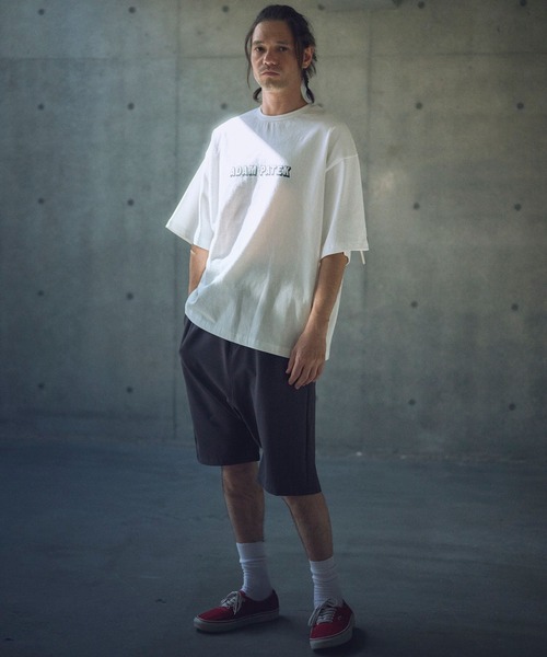 ADAM PATEK(アダムパテック)の「mt9515-shadow logo short sleeve T Tシャツ(Tシャツ/カットソー・メンズ・ブラック/ホワイト/オレンジ・2/1)」の13枚目の写真