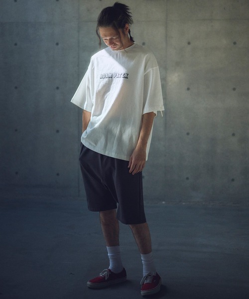 ADAM PATEK(アダムパテック)の「mt9515-shadow logo short sleeve T Tシャツ(Tシャツ/カットソー・メンズ・ブラック/ホワイト/オレンジ・2/1)」の14枚目の写真