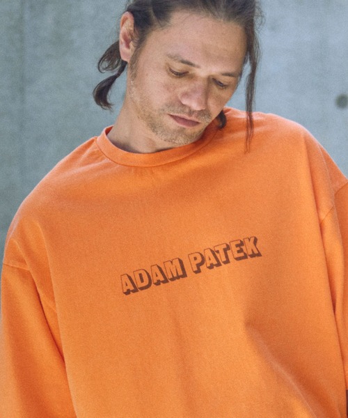 ADAM PATEK(アダムパテック)の「mt9515-shadow logo short sleeve T Tシャツ(Tシャツ/カットソー・メンズ・ブラック/ホワイト/オレンジ・2/1)」の16枚目の写真