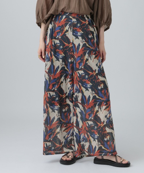 LEPSIM（レプシィム）の「楊柳柄イージーパンツ　290321（その他パンツ・レディース・ブラック/オフホワイト/グリーン/ブラウン/ホワイト系その他/マルチ/ブラウン系その他/グレー系その他/ブラック系その他/バーガンディー/ネイビー/ブルー系その他/ホワイト×ブルー/チャコールグレー・FREE/SHORT/TALL/S(レギュラー丈)/S(トール丈)/L(レギュラー丈)/L(トール丈)/S(ショート丈)/L(ショート丈)）」の3枚目の写真