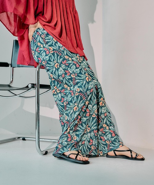 LEPSIM(レプシィム)の「楊柳柄イージーパンツ 290321(その他パンツ・レディース・ブラック/オフホワイト/グリーン/ブラウン/ホワイト系その他/マルチ/ブラウン系その他/グレー系その他/ブラック系その他/バーガンディー/ネイビー/ブルー系その他・FREE)」の9枚目の写真