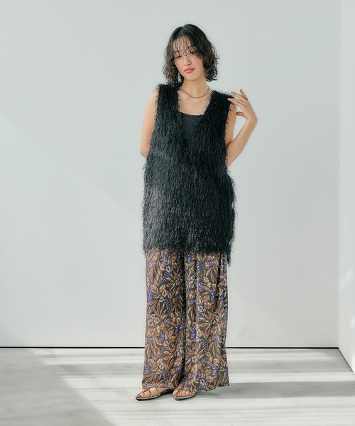 ぴぴす セール】楊柳柄イージーパンツ 290321（その他パンツ）｜LEPSIM