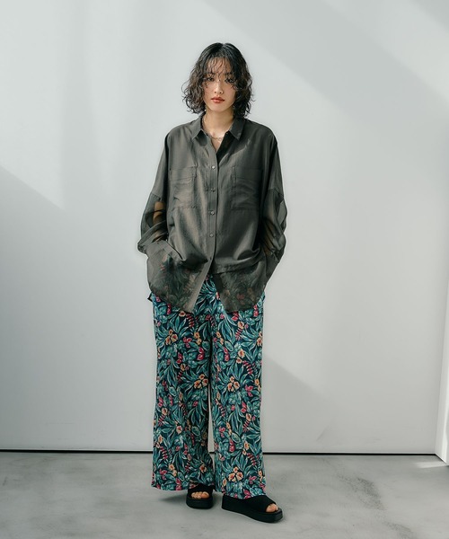 Mizuha　同梱追加分 セール】楊柳柄イージーパンツ 290321（その他パンツ）｜LEPSIM