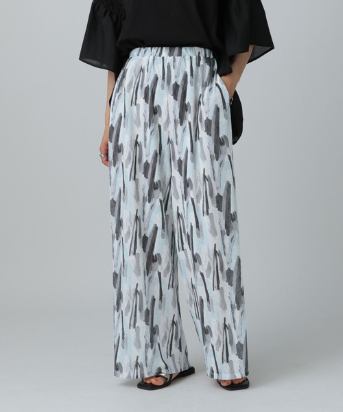 Mizuha　同梱追加分 セール】楊柳柄イージーパンツ 290321（その他パンツ）｜LEPSIM