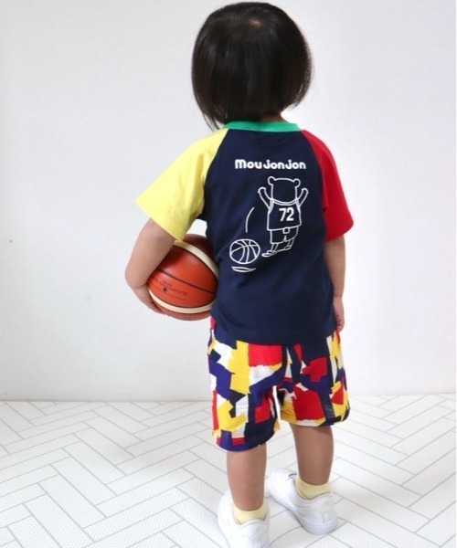 Naughty Company(ナウテーカンパニー)の「幾何学模様パンツ(その他パンツ・キッズ・レッド/パープル・90/100/110/120/130)」の6枚目の写真