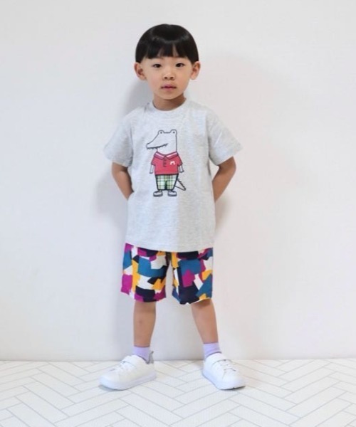 Naughty Company(ナウテーカンパニー)の「幾何学模様パンツ(その他パンツ・キッズ・レッド/パープル・90/100/110/120/130)」の9枚目の写真