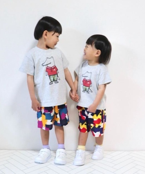 Naughty Company(ナウテーカンパニー)の「幾何学模様パンツ(その他パンツ・キッズ・レッド/パープル・90/100/110/120/130)」の11枚目の写真