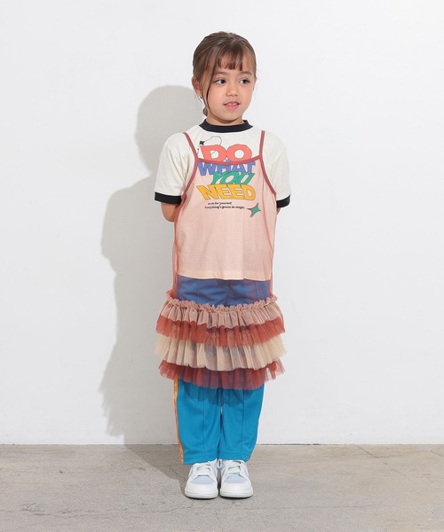 Ocean&Ground（オーシャン&グラウンド）の「リンガーTシャツ（Tシャツ/カットソー・キッズ・イエロー/ホワイト/キナリ・140/130/100/95/90/80/120/110）」の7枚目の写真