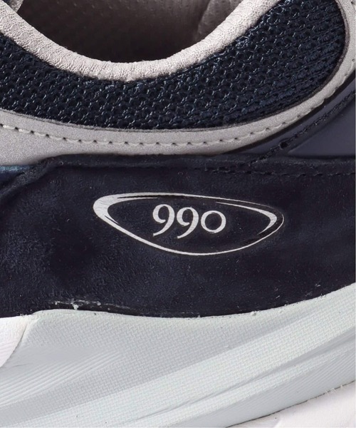 EU,US NEW BALANCE（イーユーユーエスニューバランス）の「New Balance (ニューバランス) M990NV6 / 990V6（スニーカー・メンズ・ネイビー・27cm/26.5cm/26cm/29cm/28.5cm/28cm/27.5cm）」の4枚目の写真
