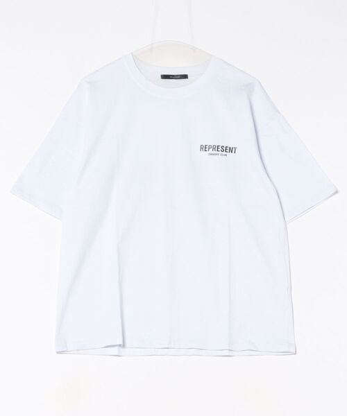 Bling Leads(ブリングリーズ)の「【RS】【Bling leads】オーバーサイズ プリントTシャツ(Tシャツ/カットソー・レディース・ホワイト・MEDIUM)」の1枚目の写真