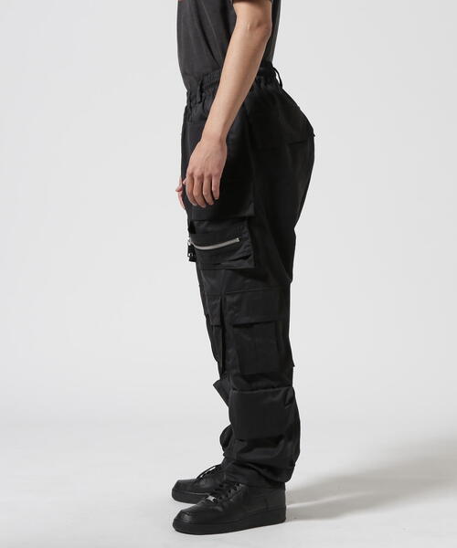 ROYAL FLASH(ロイヤルフラッシュ)の「A.F ARTEFACT/エーエフ・アーティファクト/ Nylon Cargo Sarouel Easy Pants/ ag-11022-2(カーゴパンツ・メンズ・ブラック・2/3)」の5枚目の写真