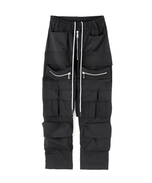 ROYAL FLASH(ロイヤルフラッシュ)の「A.F ARTEFACT/エーエフ・アーティファクト/ Nylon Cargo Sarouel Easy Pants/ ag-11022-2(カーゴパンツ・メンズ・ブラック・2/3)」の11枚目の写真