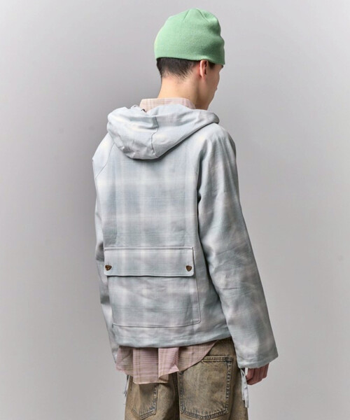 FAF(フェイク アス フラワーズ)の「【FAF / フェイク アス フラワーズ】メキシカン シャツ パーカー(シャツ/ブラウス・メンズ・グレー/ブルー系その他・1/2)」の4枚目の写真