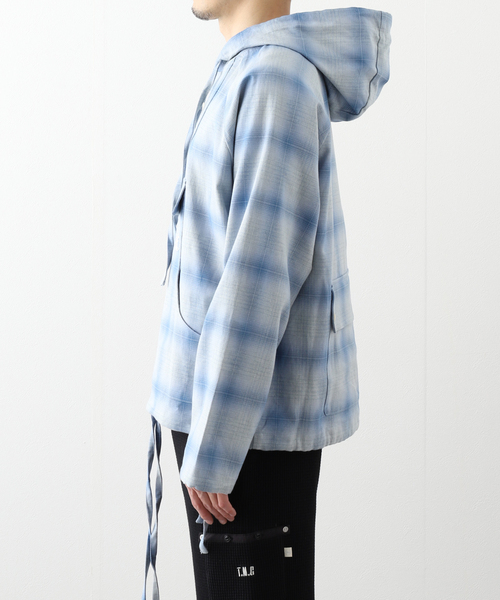 FAF(フェイク アス フラワーズ)の「【FAF / フェイク アス フラワーズ】メキシカン シャツ パーカー(シャツ/ブラウス・メンズ・グレー/ブルー系その他・1/2)」の15枚目の写真
