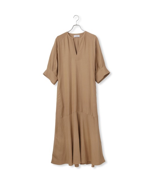 ADAME ET ROPE リネンボリュームスリーブワンピース セール 30%OFF】【逸品シリーズ】リネンボリュームスリーブ