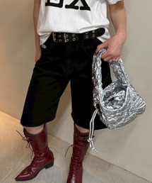 Archivepke/アーカイブエプク/Daisy tote bag/SILVER