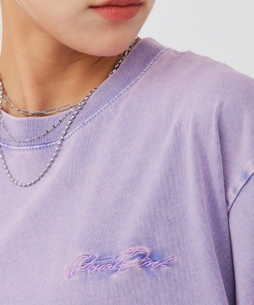 atmos pink(アトモスピンク)の「atmos pink Bleached Finishing T-shirt / アトモス ピンク ブリーチド フィニッシュ ティシャツ(Tシャツ/カットソー・レディース・ブルー/ブラック/ピンク・FREE)」の4枚目の写真