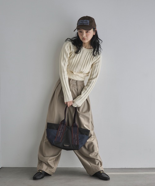 feepur(フェピュール)の「【THEATRE PRODUCTS/シアタープロダクツ】別注コットンロゴキャップ(キャップ・レディース・ブラック/ブラウン/ネイビー・FREE)」の18枚目の写真