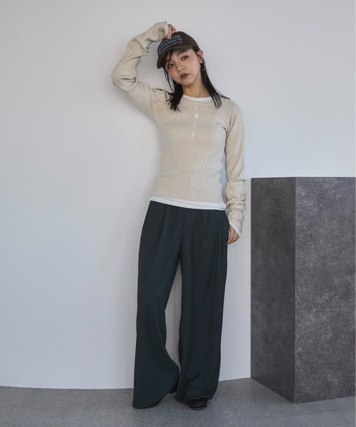 feepur(フェピュール)の「【THEATRE PRODUCTS/シアタープロダクツ】別注コットンロゴキャップ(キャップ・レディース・ブラック/ブラウン/ネイビー・FREE)」の14枚目の写真