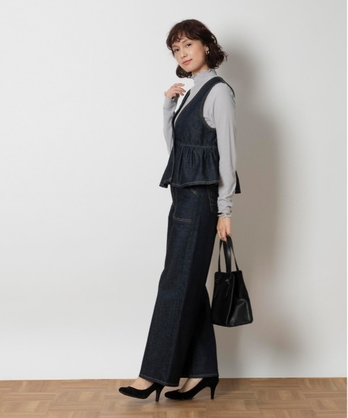 SOMETHING（サムシング）の「【SOMETHING】2WAYペプラムビスチェ/セットアップ対応（その他トップス・レディース・ノンウォッシュ・フリー）」の6枚目の写真