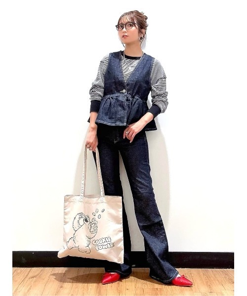 SOMETHING（サムシング）の「【SOMETHING】2WAYペプラムビスチェ/セットアップ対応（その他トップス・レディース・ノンウォッシュ・フリー）」の14枚目の写真