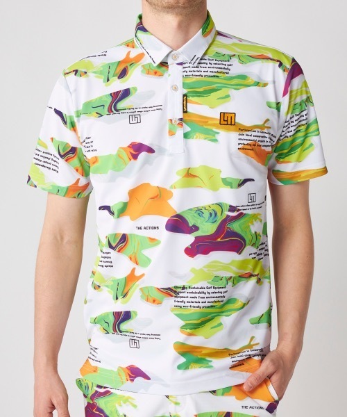 LOUDMOUTH/ラウドマウス】デザイン柄半袖シャツ ゴルフ おしゃれな