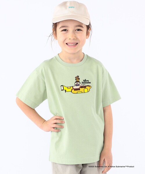 SHIPS（シップス）の「SHIPS KIDS:100～130cm /【THE BEATLES（ザ・ビートルズ）】半袖 TEE（Tシャツ/カットソー・キッズ・ライトグリーン/オフホワイト/ネイビー/ベージュ・130/110/100/120）」の3枚目の写真