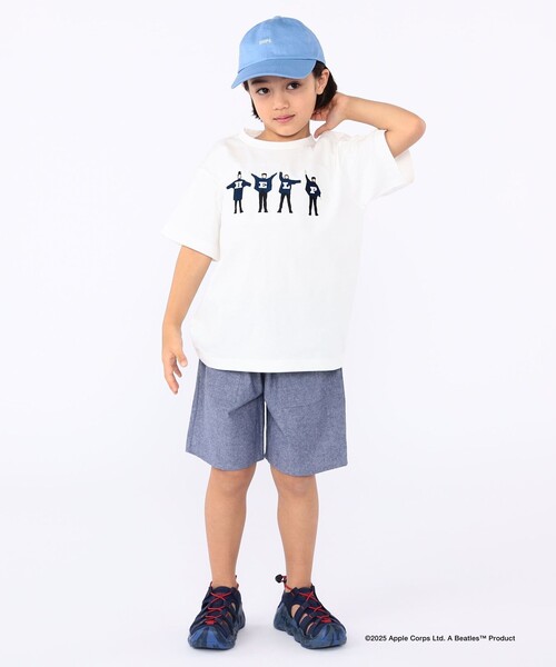 SHIPS（シップス）の「SHIPS KIDS:100～130cm /【THE BEATLES（ザ・ビートルズ）】半袖 TEE（Tシャツ/カットソー・キッズ・ライトグリーン/オフホワイト/ネイビー/ベージュ・130/110/100/120）」の7枚目の写真