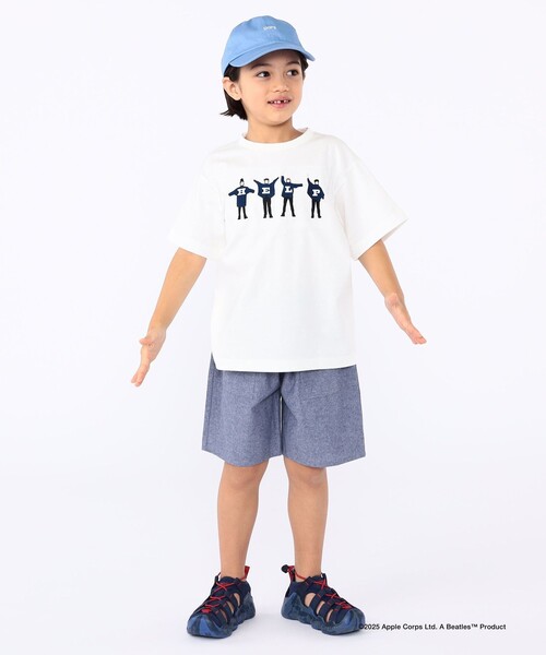 SHIPS（シップス）の「SHIPS KIDS:100～130cm /【THE BEATLES（ザ・ビートルズ）】半袖 TEE（Tシャツ/カットソー・キッズ・ライトグリーン/オフホワイト/ネイビー/ベージュ・130/110/100/120）」の9枚目の写真