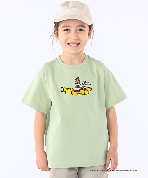 SHIPS（シップス）の「SHIPS KIDS:100～130cm /【THE BEATLES（ザ・ビートルズ）】半袖 TEE（Tシャツ/カットソー・キッズ・ライトグリーン/オフホワイト/ネイビー/ベージュ・130/110/100/120）」の16枚目の写真