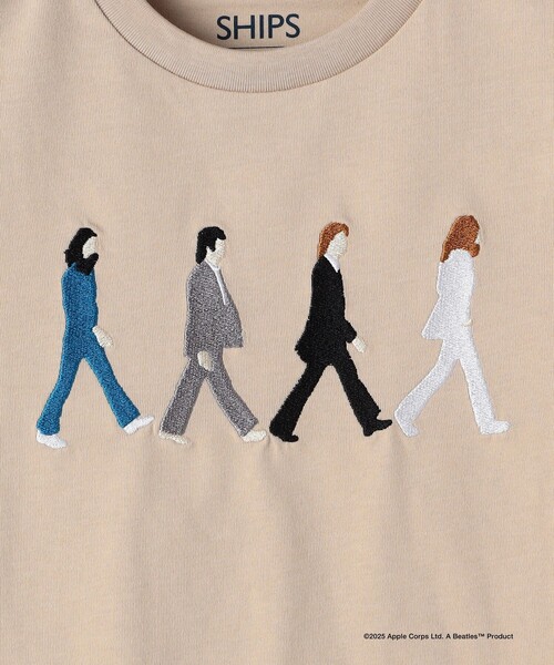 SHIPS(シップス)の「SHIPS KIDS:100~130cm /【THE BEATLES(ザ・ビートルズ)】半袖 TEE(Tシャツ/カットソー・キッズ・ライトグリーン/オフホワイト/ネイビー/ベージュ・130/110/100/120)」の7枚目の写真