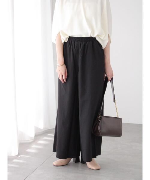 Te chichi TERRASSE(テチチテラス)の「【イージーケア】無地/ドットイージーパンツ(その他パンツ・レディース・カーキ/ブラック/ホワイト/ベージュ・F)」の22枚目の写真