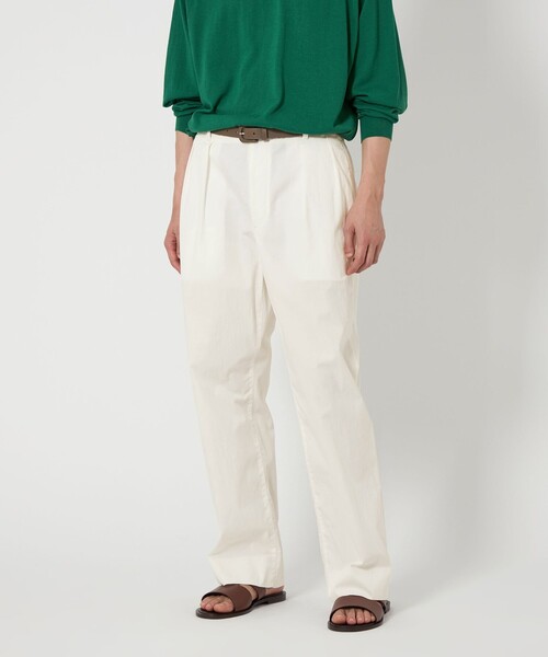 UNITED ARROWS(ユナイテッドアローズ)の「ツイル ピーチスキン 2プリーツ チノパンツ(チノパンツ・メンズ・ベージュ/ホワイト/ブラック・M/S/L/XL)」の15枚目の写真