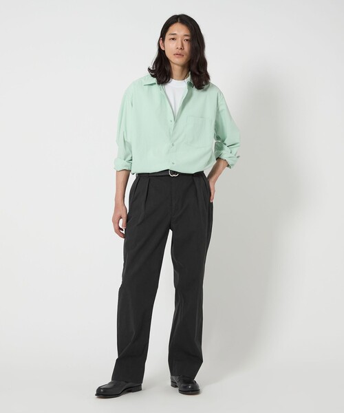 UNITED ARROWS(ユナイテッドアローズ)の「ツイル ピーチスキン 2プリーツ チノパンツ(チノパンツ・メンズ・ベージュ/ホワイト/ブラック・M/S/L/XL)」の13枚目の写真
