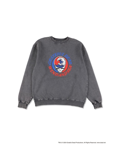 WIND AND SEA（ウィンダンシー）の「Greatfl Dead x WDS Sulfer CrewNeck Sweatshirt（スウェット・メンズ・チャコール/ブルー/ブラック・S/M/L/XL）」の9枚目の写真