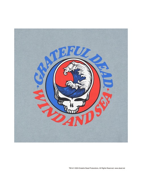 WIND AND SEA（ウィンダンシー）の「Greatfl Dead x WDS Sulfer CrewNeck Sweatshirt（スウェット・メンズ・チャコール/ブルー/ブラック・S/M/L/XL）」の5枚目の写真