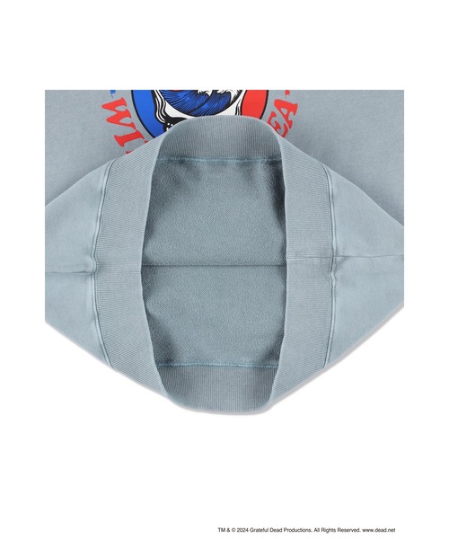 WIND AND SEA（ウィンダンシー）の「Greatfl Dead x WDS Sulfer CrewNeck Sweatshirt（スウェット・メンズ・チャコール/ブルー/ブラック・S/M/L/XL）」の4枚目の写真