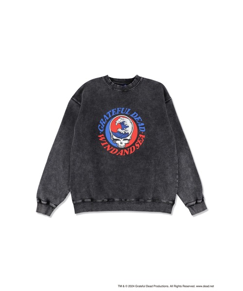 WIND AND SEA（ウィンダンシー）の「Greatfl Dead x WDS Sulfer CrewNeck Sweatshirt（スウェット・メンズ・チャコール/ブルー/ブラック・S/M/L/XL）」の11枚目の写真