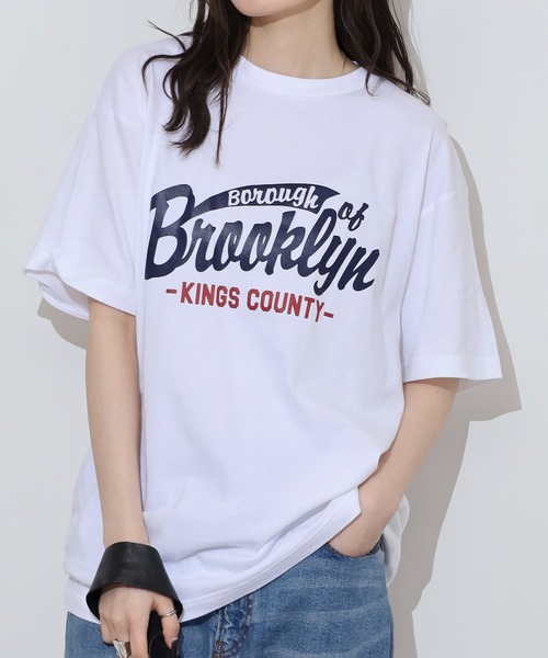 spiritoso(スピリトーゾ)の「spiritoso カレッジアソートプリントTシャツ(Tシャツ/カットソー・メンズ・ホワイト系その他/ホワイト系その他2・M/L)」の6枚目の写真