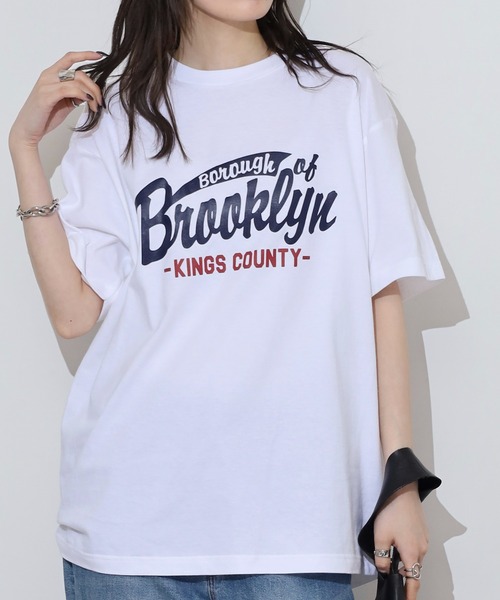 spiritoso(スピリトーゾ)の「spiritoso カレッジアソートプリントTシャツ(Tシャツ/カットソー・メンズ・ホワイト系その他/ホワイト系その他2・M/L)」の5枚目の写真