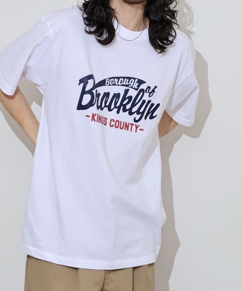 spiritoso(スピリトーゾ)の「spiritoso カレッジアソートプリントTシャツ(Tシャツ/カットソー・メンズ・ホワイト系その他/ホワイト系その他2・M/L)」の14枚目の写真