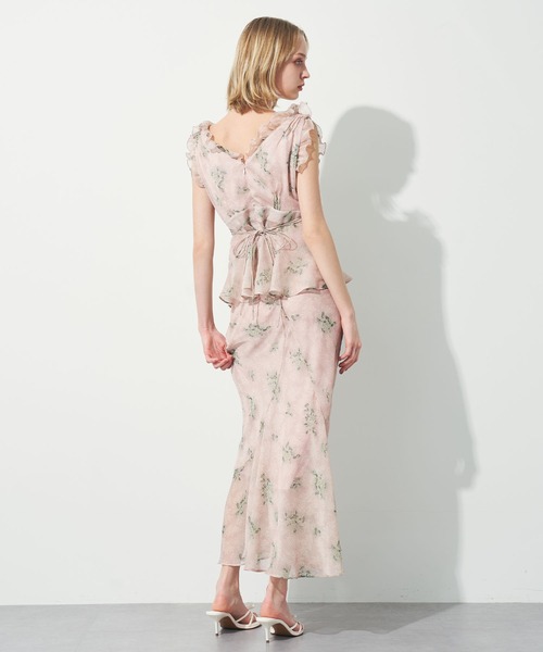 ME COUTURE（ミークチュール）の「エンドレッシーマキシスカート（スカート・レディース・アイボリー/ライトグレー/ピンク・1/0）」の14枚目の写真