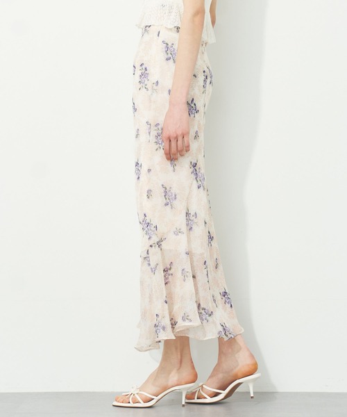 ME COUTURE（ミークチュール）の「エンドレッシーマキシスカート（スカート・レディース・アイボリー/ライトグレー/ピンク・1/0）」の16枚目の写真