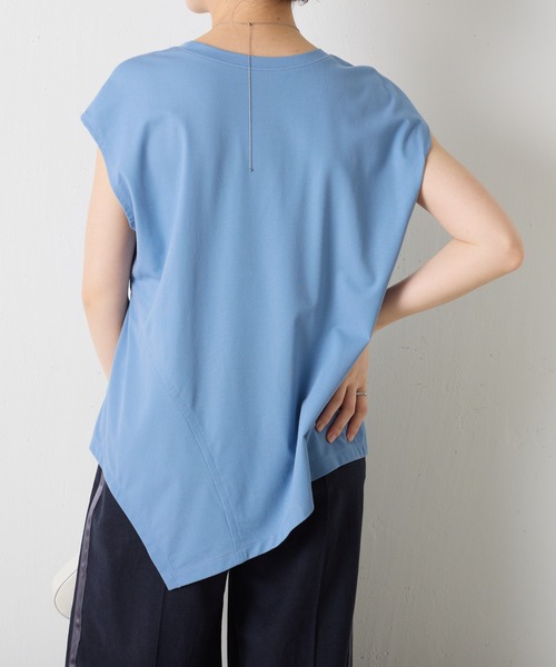 tシャツ クールタッチフロントドロストアレンジT レディース COLLAGE GALLARDAGALANTE tシャツ クールタッチフロントドロスト