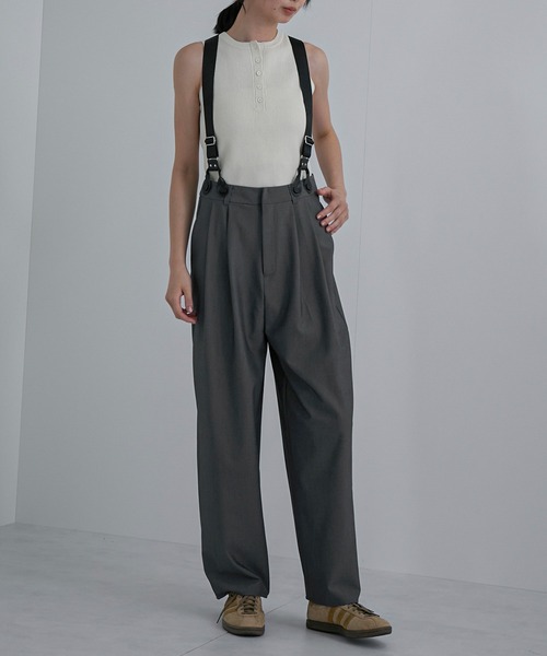 feepur(フェピュール)の「【ハンドウォッシャブル】ヘンリーニットタンク(タンクトップ・レディース・アイボリー/チャコールグレー・MEDIUM)」の14枚目の写真