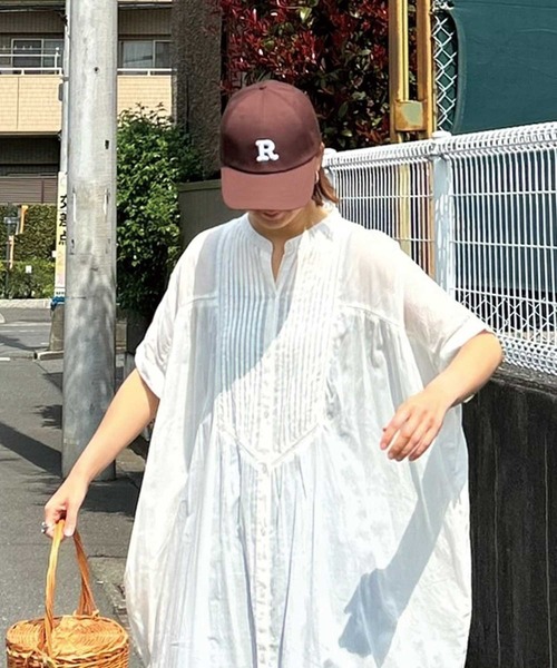 CORNERS（コーナーズ）の「Rロゴ刺繍キャップ【KR select】（キャップ・レディース・ブルー/ブラック/ブラウン/ベージュ・FREE）」の17枚目の写真