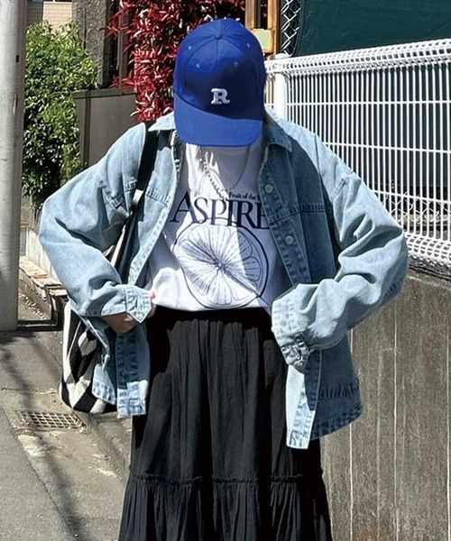 CORNERS（コーナーズ）の「Rロゴ刺繍キャップ【KR select】（キャップ・レディース・ブルー/ブラック/ブラウン/ベージュ・FREE）」の19枚目の写真